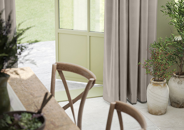 Akoya Faux Silk, Lustre Tarnished Grey - Made to Measure Curtain - Image 5